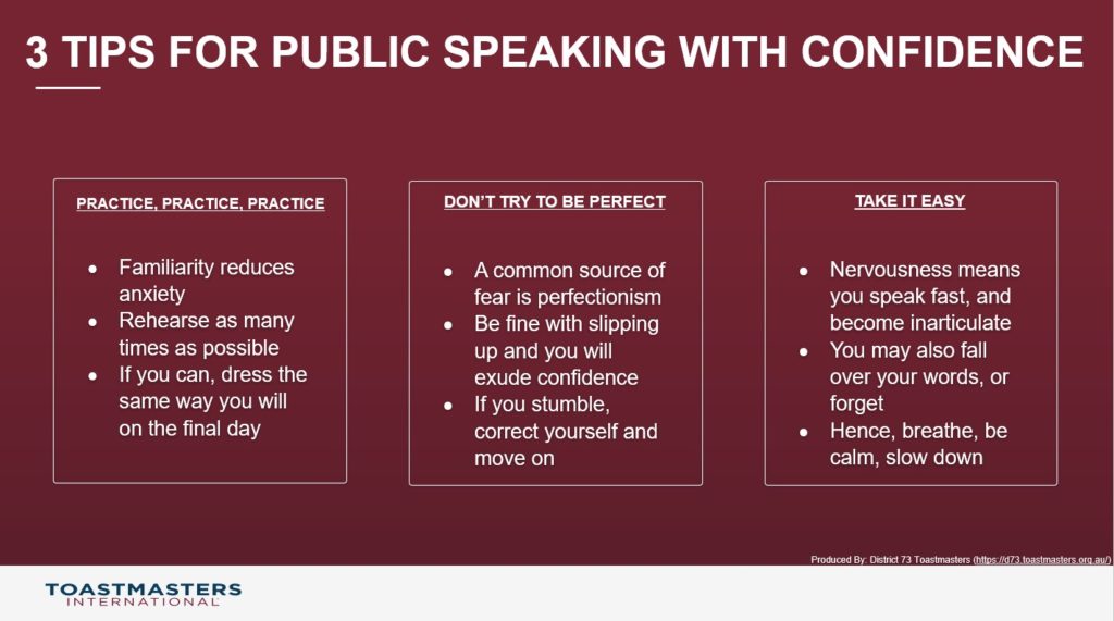 3 Tips For Public Speaking With Confidence