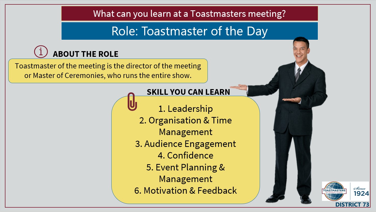 why-toastmasters-what-does-toastmaster-of-the-day-do-district-73